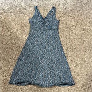 Prana Blue Heather Midi Dress